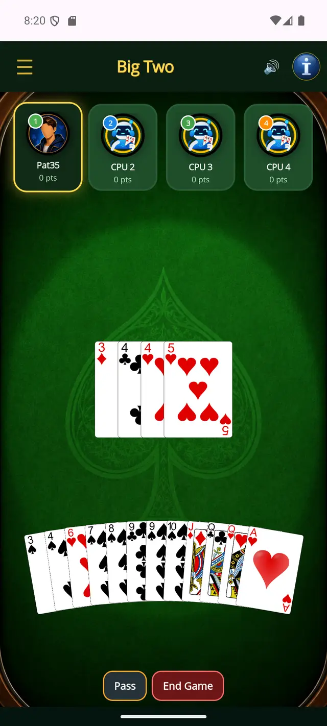 Big Two — Beat the play